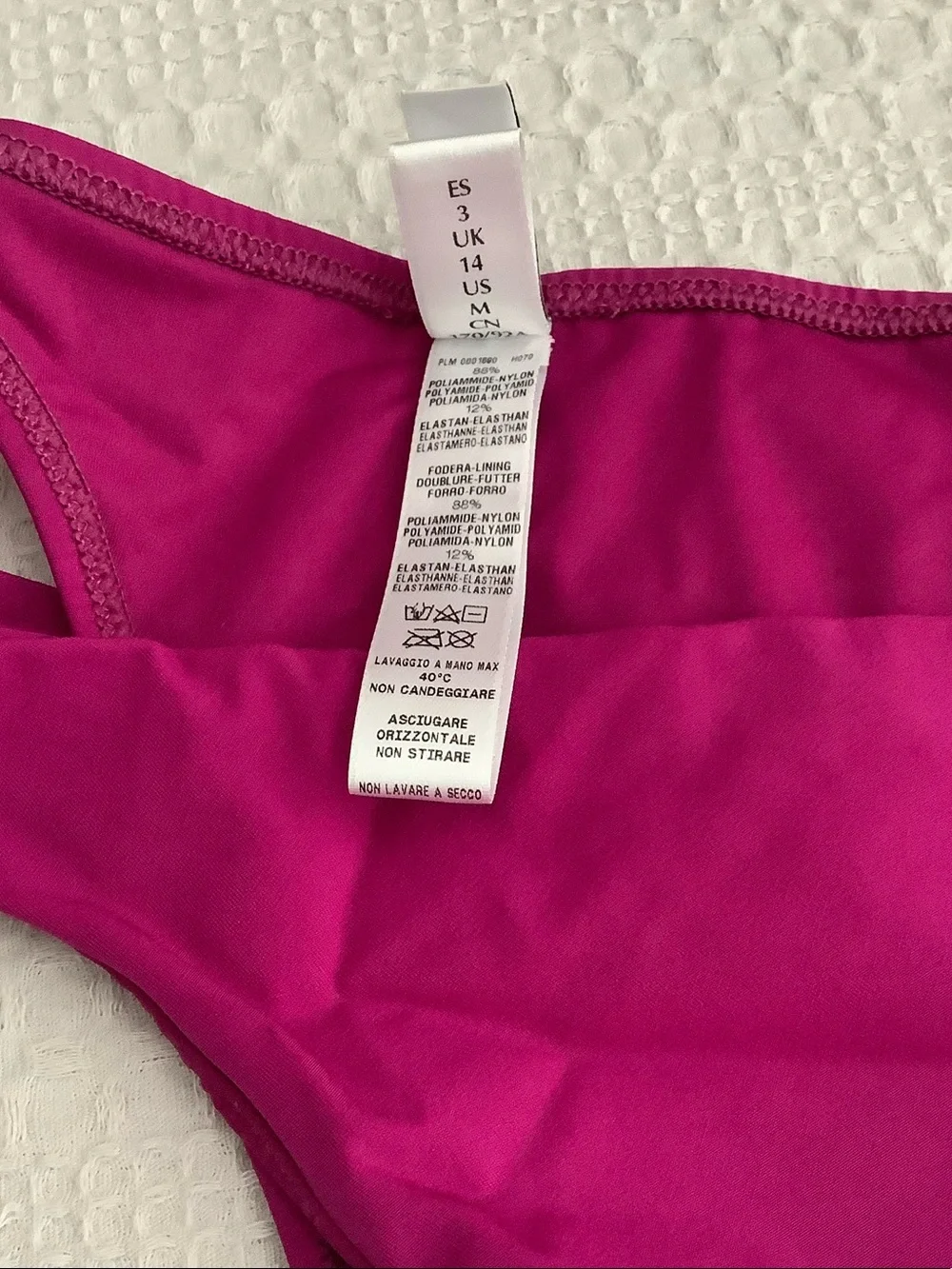 La Perla Fuchsia Tie-Side Bikini Bottoms